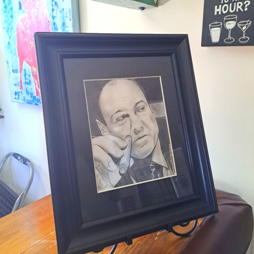 Tony Soprano Original Man Cave Art
